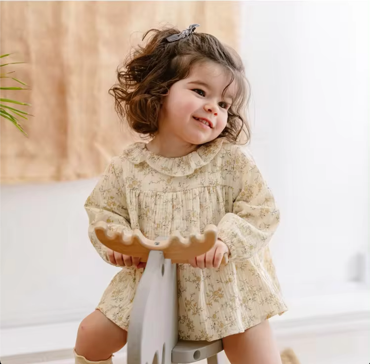 Floral baby girl clothes best sale